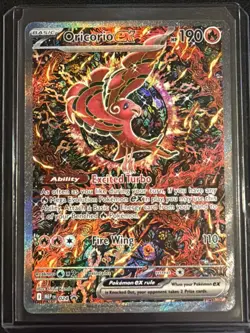2025 Pokemon Phantasmal Flames Promo Card 024 Oricorio EX from Charizard UPC -NM - Image 1