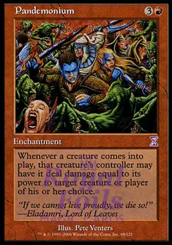 Pandemonium 1x MTG TSS Time Spiral Timeshifted MINT red - Image 1