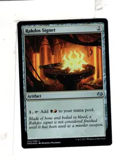 MTG SkeenAB Rakdos Signet FOIL from MM17. NM. - Image 1