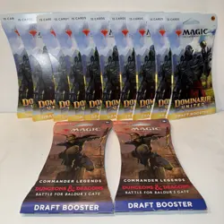 Magic the Gathering - Dominaria United Draft Booster Sleeved 10 + 2 D&D Draft - Image 1