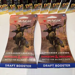 Magic the Gathering - Dominaria United Draft Booster Sleeved 10 + 2 D&D Draft - Image 4