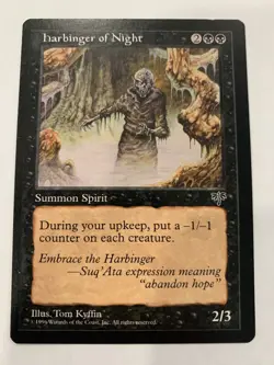 MTG Magic The Gathering Mirage Harbinger of Night! English! 1 of 2! - Image 1
