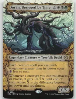Doran, Besieged by Time (Showcase) R Foil Lorwyn Eclipsed 334 NM - Image 1