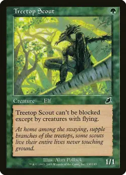 Treetop Scout Scourge Light Play MTG Magic DNA GAMES - Image 1