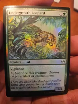 Undergrowth Leopard - Foil - TDM - MTG - EN - NM - Image 2