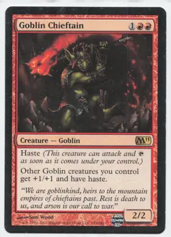Magic 2010 (M10) #139 Goblin Chieftain - Image 1