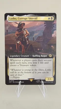 MTG Lotho, Corrupt Shirriff (LTR -R 0370) - Extended Art - Non-Foil NM - Image 1