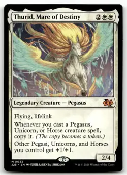 Thurid, Mare of Destiny (Anime) #33 MTG Foundations Jumpstart M/NM X1 - Image 1