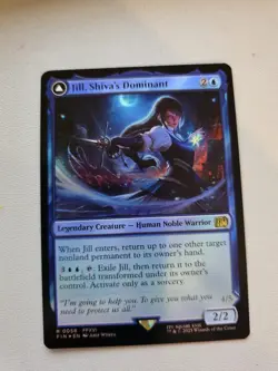 Jill, Shiva's Dominant Shiva, Warden of Ice - Foil FIN MTG - Image 1
