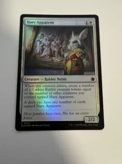 MTG Hare Apparent - Foil - Foundations #15 - Near Mint Magic the gathering NM - Image 1