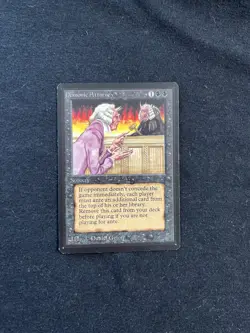 Magic the Gathering Demonic Attorney Beta NM - Image 1