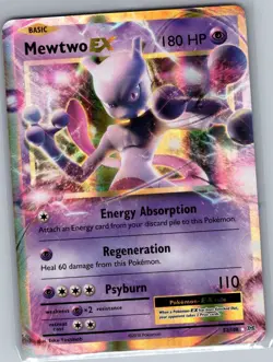 Mewtwo EX 52/108 XY - Evolutions - Pokemon Card - NM - Image 1