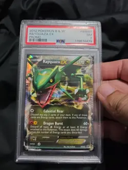 Pokemon Black & White Black Star Promo BW47 Rayquaza EX PSA 7 - Image 2
