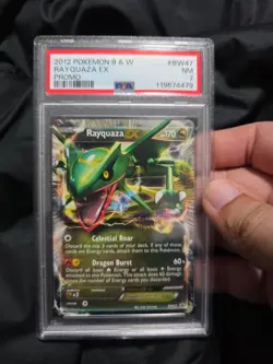 Pokemon Black & White Black Star Promo BW47 Rayquaza EX PSA 7 - Image 3