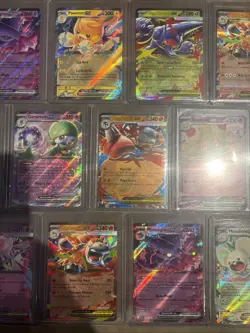 Lot Of 13 Cards Mega EX/EX Pokemon Cardsmega Lucario, Gardevoir, Pawmot - Image 1