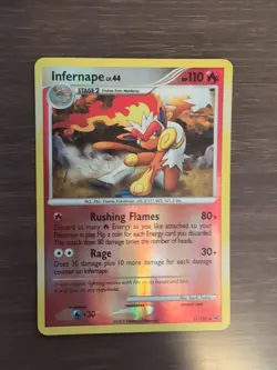 Infernape Platinum Reverse Holo Rare Pokemon TCG 31/127 - Image 1