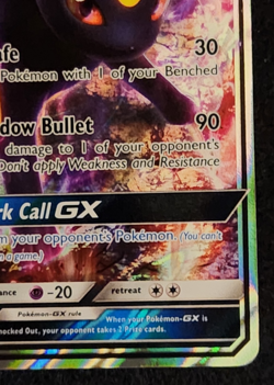 2017 Pokemon Sun and Moon Base Umbreon GX #80/149 Ultra Rare EX-NM - Image 4