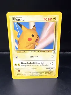 Pokemon TCG Snap Pikachu WOTC Black Star Promo 26 Vintage - Image 2