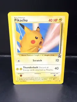 Pokemon TCG Snap Pikachu WOTC Black Star Promo 26 Vintage - Image 3
