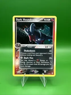 Pokemon TCG Dark Houndoom Team Rocket Returns 5/109 Holo Rare 2004 Pack Fresh - Image 1