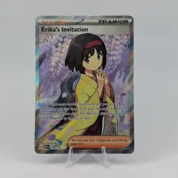 Pokemon TCG Scarlet & Violet 151 Erika's Invitation 196/165 NM - Image 1