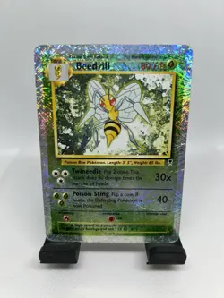 Beedrill 20/110 Legendary Collection Reverse Holo Pokemon - Heavy played - Image 1