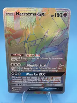 Pokemon TCG - Necrozma GX - Burning Shadows - 153/147 Holo - Secret Rainbow Rare - Image 1