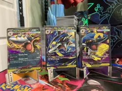 Pokemon Mega Sharpedo ex 127/094 Special Illustration SIR And Meowth Full Arts - Image 1