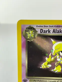 1st Edition Dark Alakazam 1/82 - Team Rocket - Holo - Pokemon - NM - Image 4