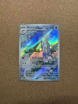 Mienshao 200/182 Pokemon Paradox Rift Full Art Illustration Rare Holo NM - Image 2