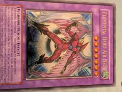 Yu-Gi-Oh Elemental Hero Air Neos Ultimate Rare Card STON-EN034 1st Edition - Image 5