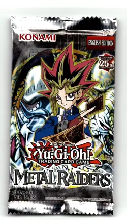 Yu-Gi-Oh MRD Cards Metal Raiders (25th Anniversary) Sealed Booster Pack - Image 1