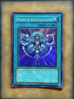 Yugioh Monster Reincarnation RDS-EN045 Super Rare MP - Image 1