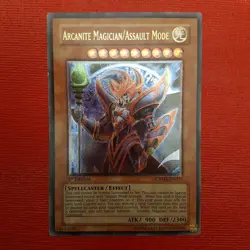 Yugioh Arcanite Magician/Assault Mode CRMS-EN021 1st Edition Ultimate Rare - Image 1