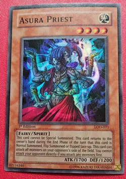 1x Yu-Gi-Oh! Asura Priest - LOD-071 - Super Rare - 1st Edition - NM - Image 1