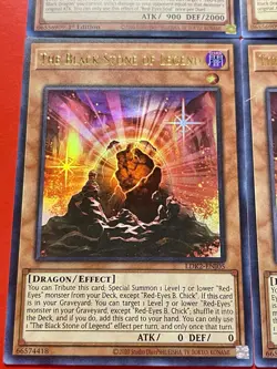 3x The Black Stone Of Legend + 3x Red-Eyes Soul | NM | Ultra Rares | YuGiOh! - Image 3