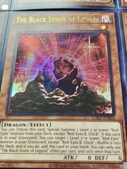 3x The Black Stone Of Legend + 3x Red-Eyes Soul | NM | Ultra Rares | YuGiOh! - Image 4