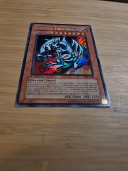 Yu-Gi-Oh! Blue-Eyes Toon Dragon MRL-000 1st Edition Asian English Secret Rare - Image 2