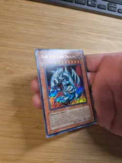 Yu-Gi-Oh! Blue-Eyes Toon Dragon MRL-000 1st Edition Asian English Secret Rare - Image 3