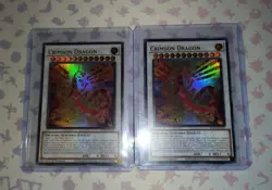 Crimson Dragon RA04-EN061 Ultra Rare x2 Yu-Gi-Oh! Mint - Image 1