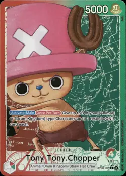 One Piece TCG • Tony Tony.Chopper OP08-001 • Alternate Artwork Leader • ENG/NM - Image 1