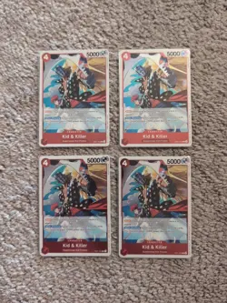 4x One Piece Card Game Kid & Killer EB01-003 English - Image 1