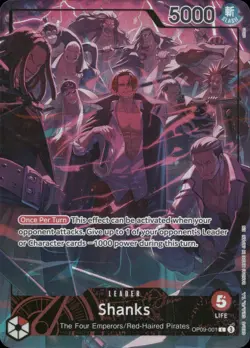 One Piece TCG • Shanks OP09-001 • 2nd Anniversary-Promo • ENG/NM - Image 1
