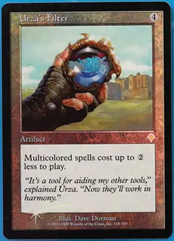 Urza's Filter FOIL Invasion PLD Artifact Rare MAGIC CARD (ID# 491149) ABUGames - Image 1