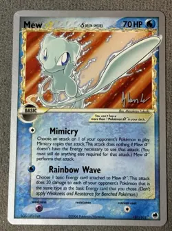 Pokemon Card - Gold Star Shiny Mew Delta Species World Championships 2008 Card - Image 1