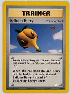 Pokemon Balloon Berry Neo Revelation 60/64 Unlimited Uncommon Card WOTC LP - Image 1