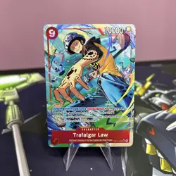 One Piece Trafalgar Law - OP14-009 Alt Art The Azure Sea's Seven Foil Eng Card - Image 1