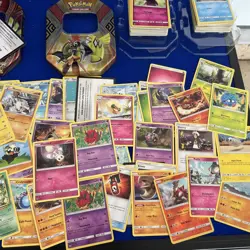 5 pc lot Pokemon Tin/ Mini Tin Lot with 150+ Cards - Image 3