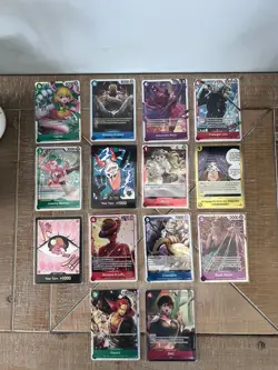 One Piece TCG Card Lot - x14 - Near Mint - Image 1