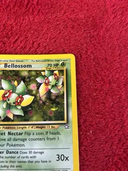 Bellossom 3/111 Neo Genesis Holo Wotc Pokemon Card Played - Image 2